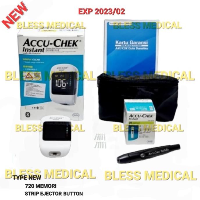 Accu Chek Instant + 50 Test Strip Alat Gula Darah Accu Check