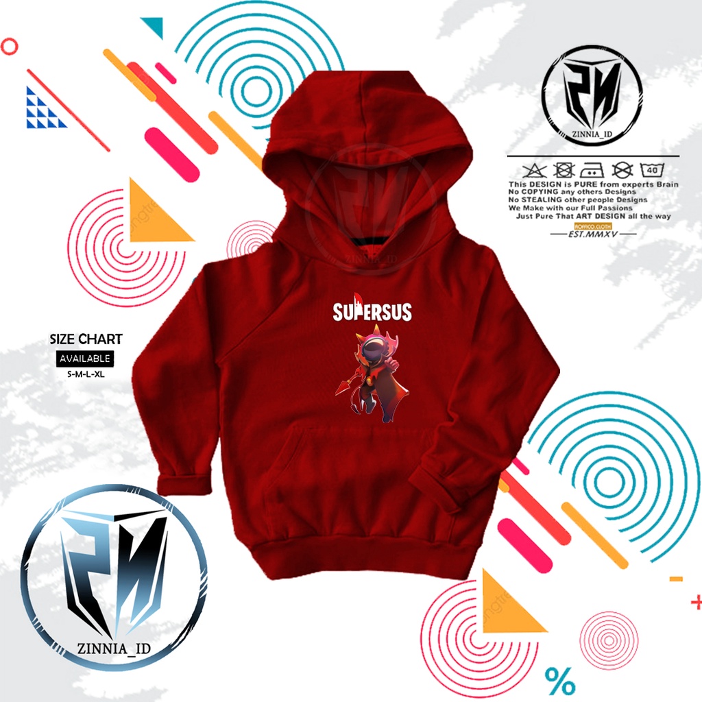 Hoodie Anak Logo Game Super Sus Hypnotist