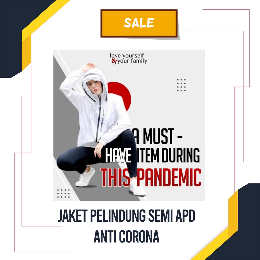 Jaket Anti Virus | Face Shield | Anti CORONA | OCTASH