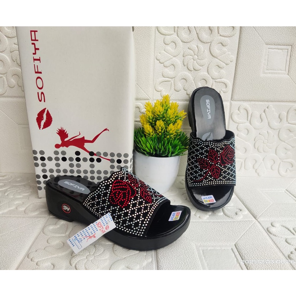Sandal wanita /Sandal wanita Sofiya/Sandal Sofiya/Sandal Pesta/Sendal hell Wanita/Sandal Wanita Kekinian hak 5.cm-2