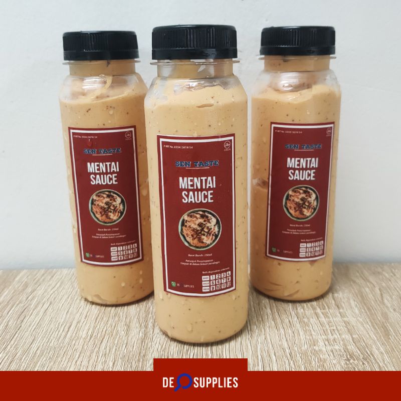 

Mentai Sauce SenTaste 250ml - Saus Mentaiko Saos Sushi Rice Tobiko