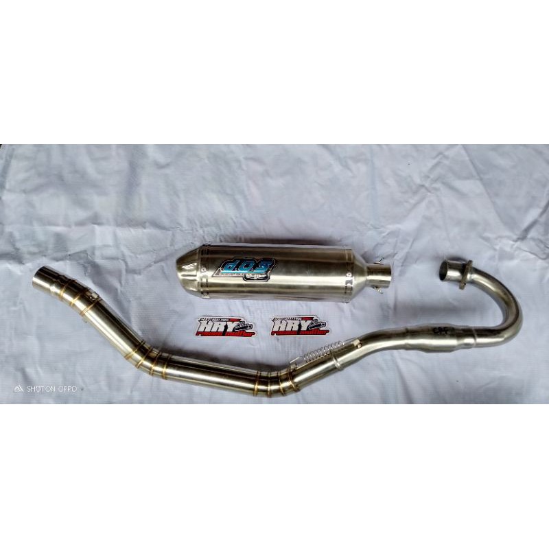 Knalpot Racing KLX 150 D-TRACKER CRF dos racing. KNALPOT DOS KLX DTRACKER CRF