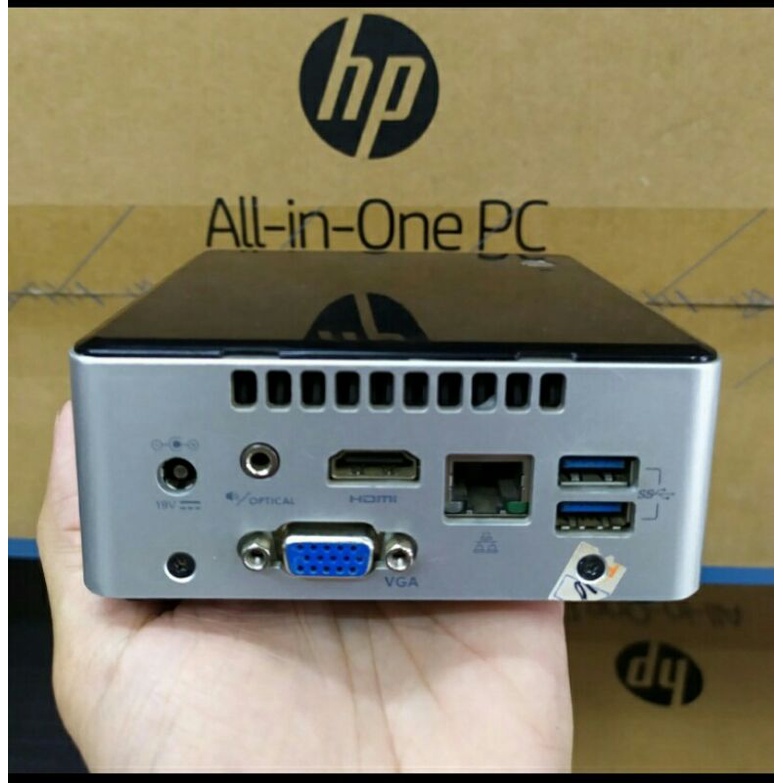 Mini Pc Intel Nuc Black Kit Core i3 Gen4 Ram4Gb Hdd500Gb