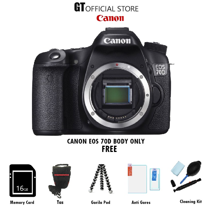 KAMERA CANON 70D BODY ONLY / CANON EOS 70D / 70D