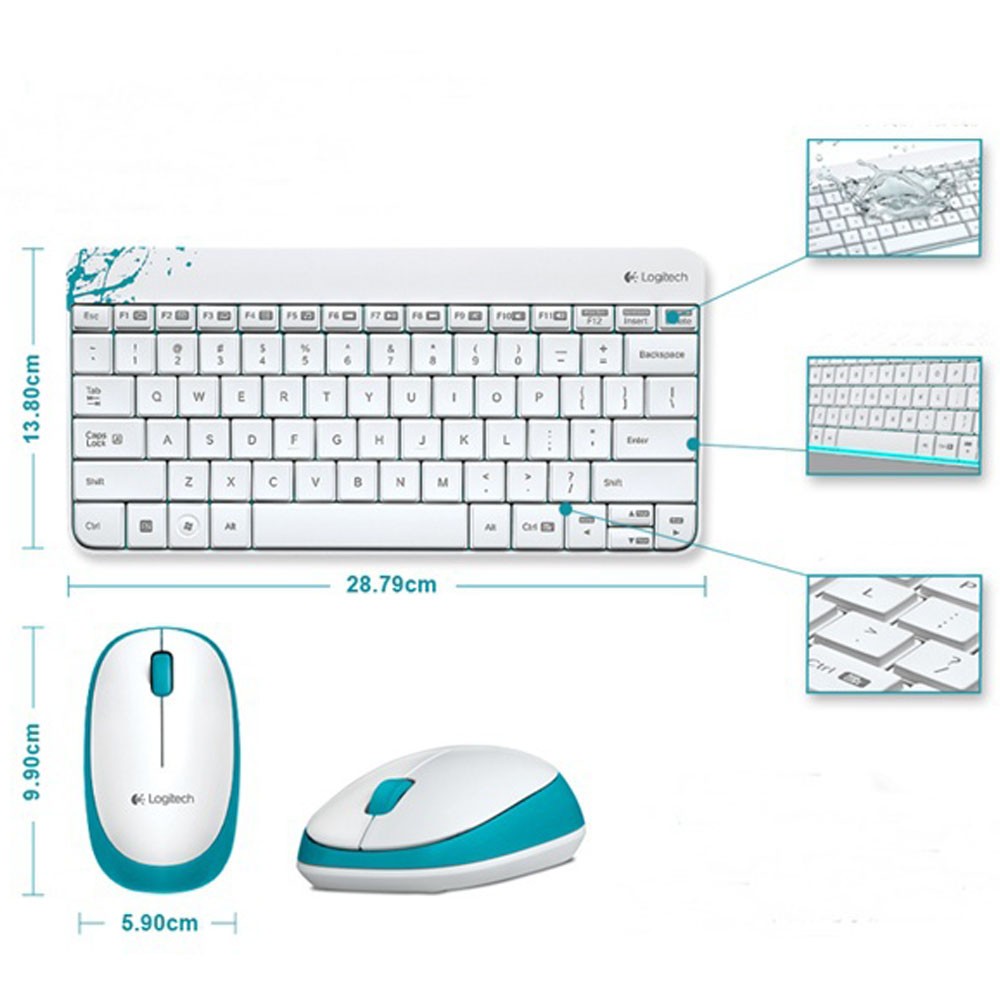 Trend-Logitech Keyboard and Mouse Wireless MK240 Original