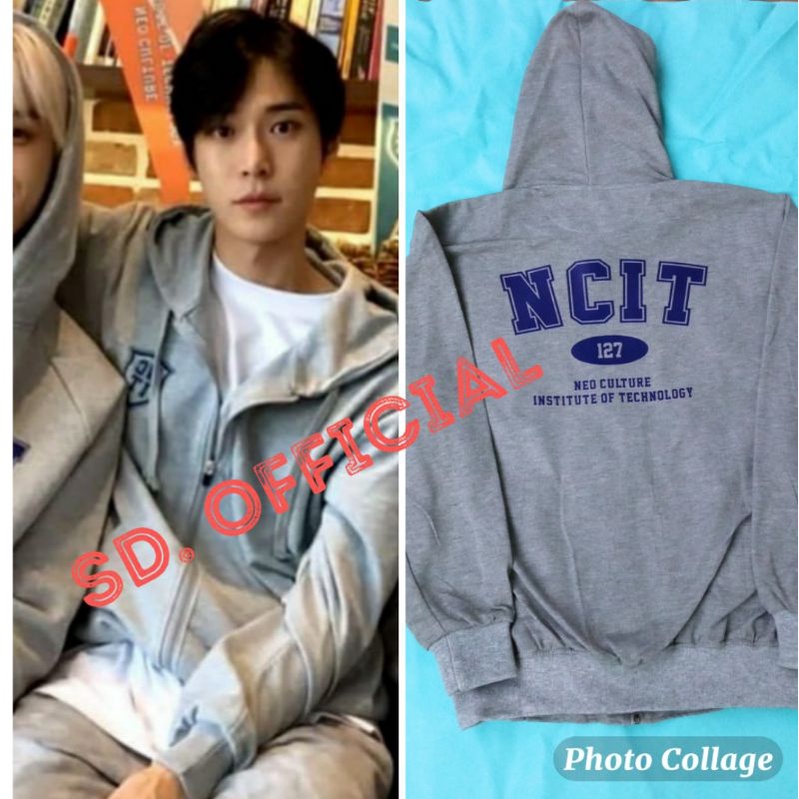 Jaket Zipper NCT 127 Doyoung NCIT Sablon Depan Belakang DTF Print