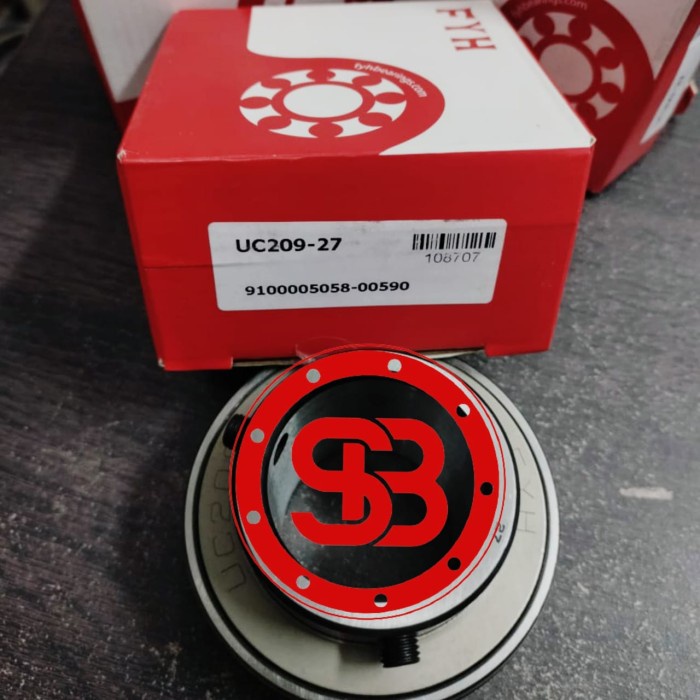 Insert Bearing UC 209-27 ( as 1 11/16 in / 42.9mm) UC209-27 FYH JAPAN