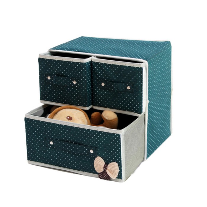 Laci Multifungsi / Box Organizer / 3 in 1 Storage Drawer / laci barang barang unik / box organizer