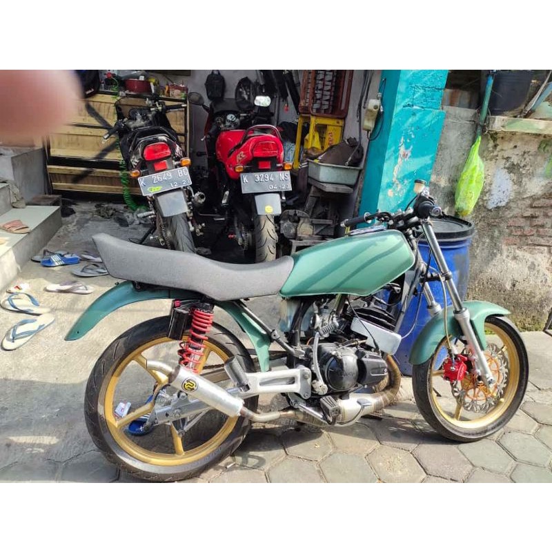 Knalpot Pekajaman Muffer Original Jogja Rx King Pdk Galvanis almu original racing jogja