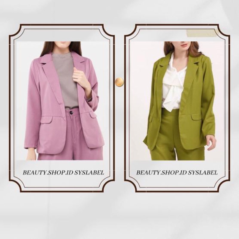 Bao Blazer - Blazer Wanita - Outer Blazer Premium - Ada Furing F3