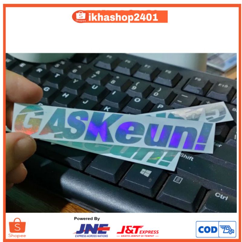 

MURAH STICKER GAESKEUN STIKER CUTTING / COD