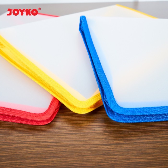 

File-Box- Zipper File Map Plastik Resleting Joyko Zf-2539 F4 - Merah -Box-File.