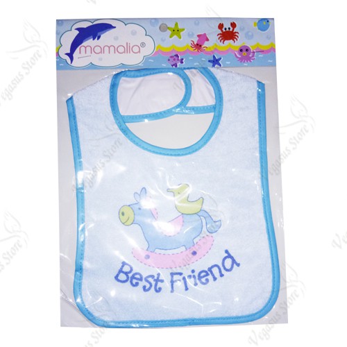 3Pcs Slaber Bayi/celemek makan bayi Mamalia/ Tatakan iler Bayi Waterproof Lembut-Vegasus Store(COD