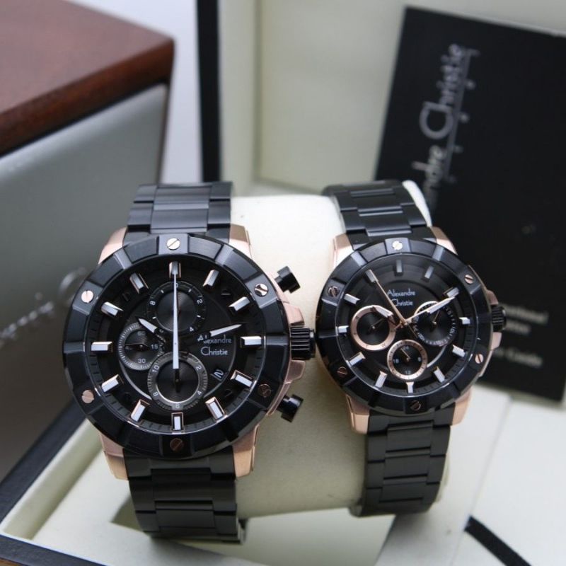 Jam Tangan Couple Alexandre Christie 6609 AC6609 [ORIGINAL]