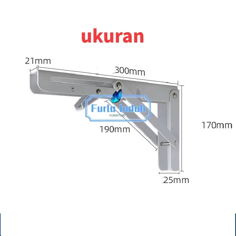 siku lipat meja dinding/bracket siku/bracket siku lipat