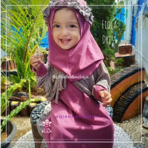 Sale Fiola Dress - Dress Balita - Dress Setelan Balita - Dress Kekinian Berkualitas