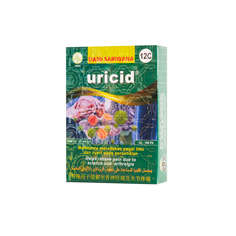 Uricid 100 Pil - Dami Sariwana - Mengurangi asam urat