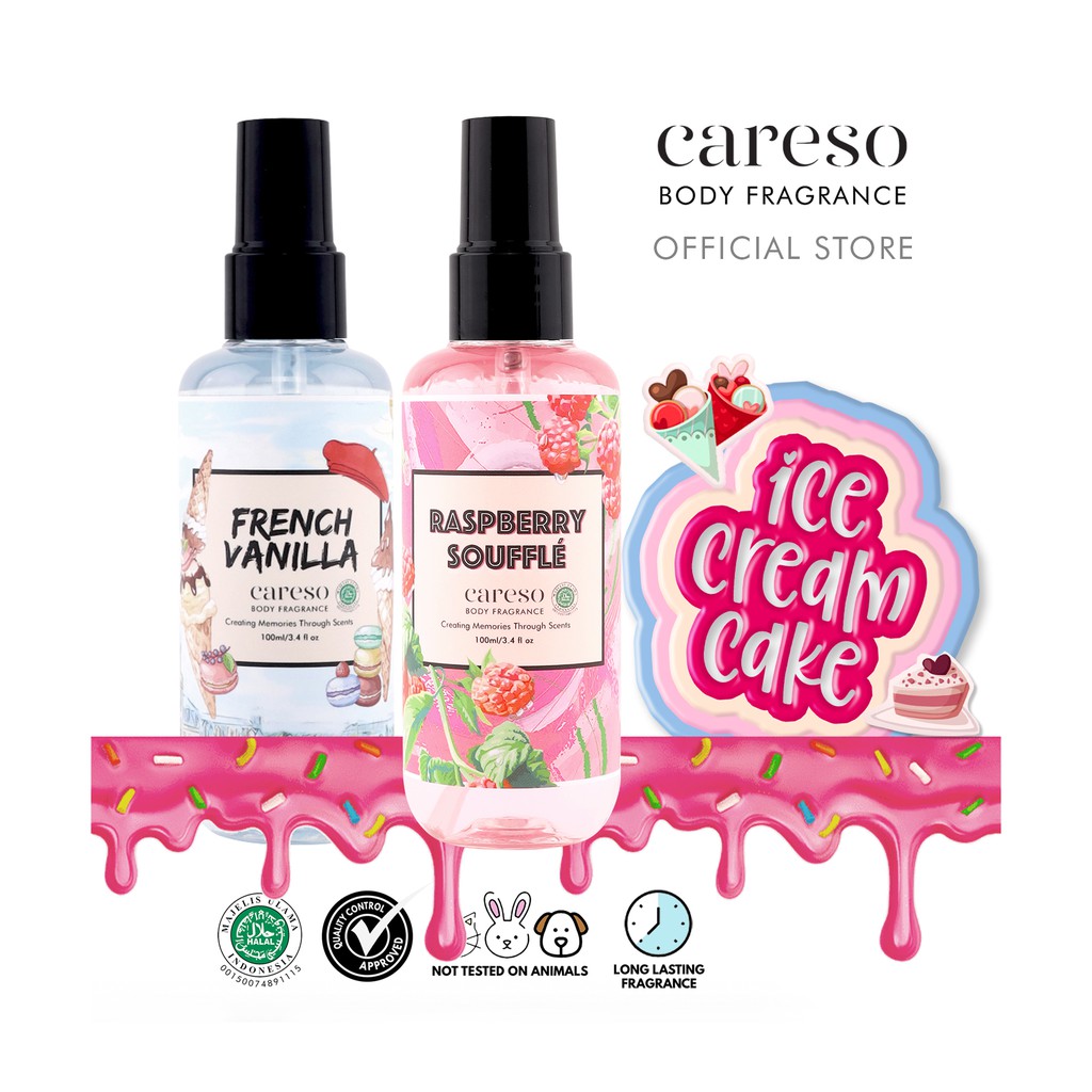 

Ice Cream Cake: French Vanilla + Raspberry Souffle - 100ml