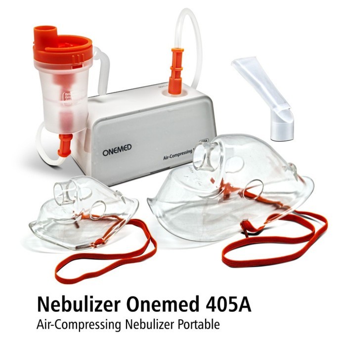 Nebulizer Onemed Compressor 405A Portable - Alat Uap Terapi Pernafasan