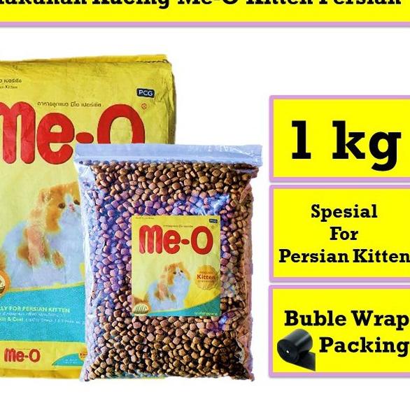 ☄ Toko Semar - Makanan kucing Meo kitten Persia repack 1 Kg - Me-o kitten Persia ✩