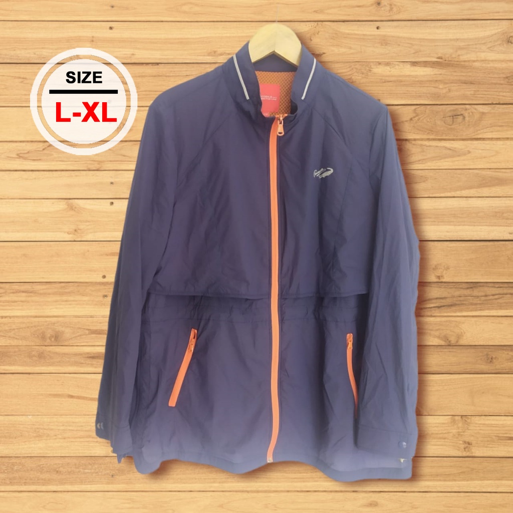 Jaket Parasut / Running Brand Crocodile Prelove / Bekas / Second