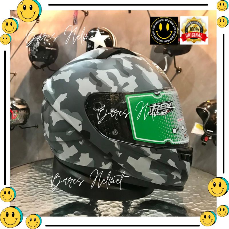HELM RSV FF500 CAMO GREY DOFF Helm Full Face