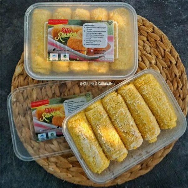 

Risol Rogut Ayam frozzen kemasan box