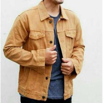 JAKET JEANS DENIM BASIC STANDARD PRIA /Cowok - BioBlitz/BioWash/BiruDongker/Coklat/Hitam