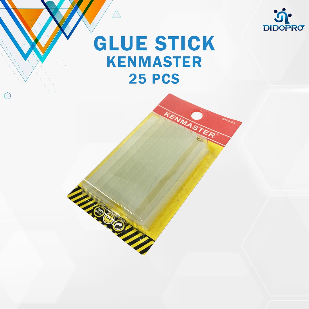 KENMASTER Lem Glue Stick - Lem Stick Kecil 25pcs Refill Isi Lem Tembak Glue Gun