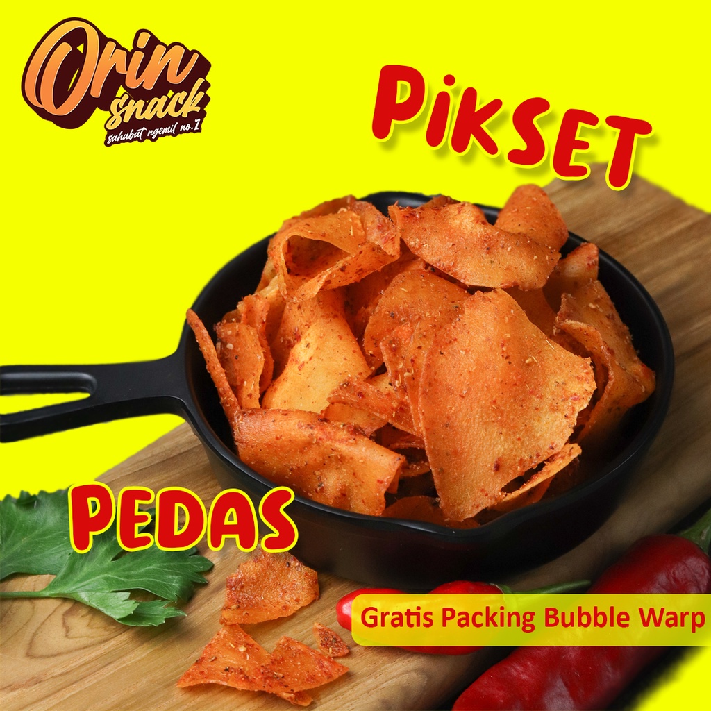 

PABRIK snack original, Keripik singkong pedas