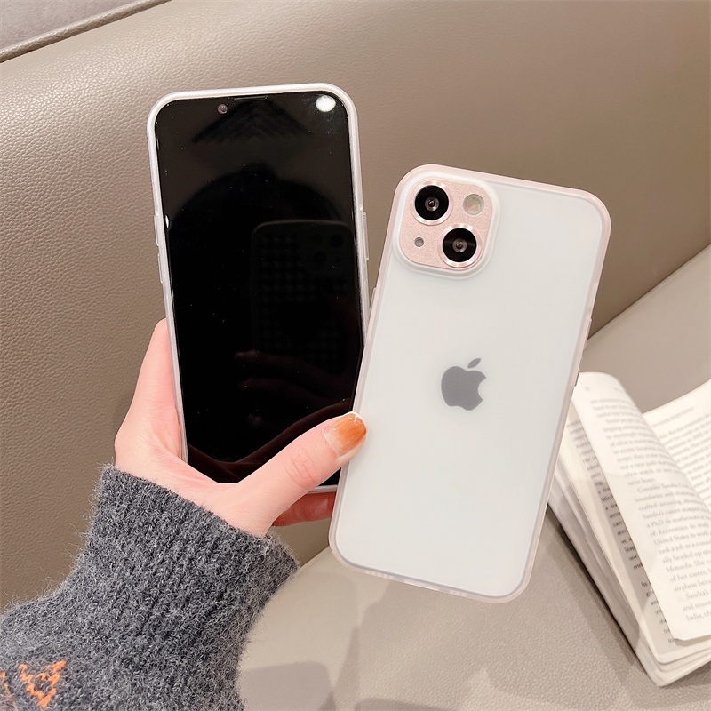 Soft case Bahan Metal Untuk iphone 11 13 12 pro max Xs max XR 7 8 plus Se20