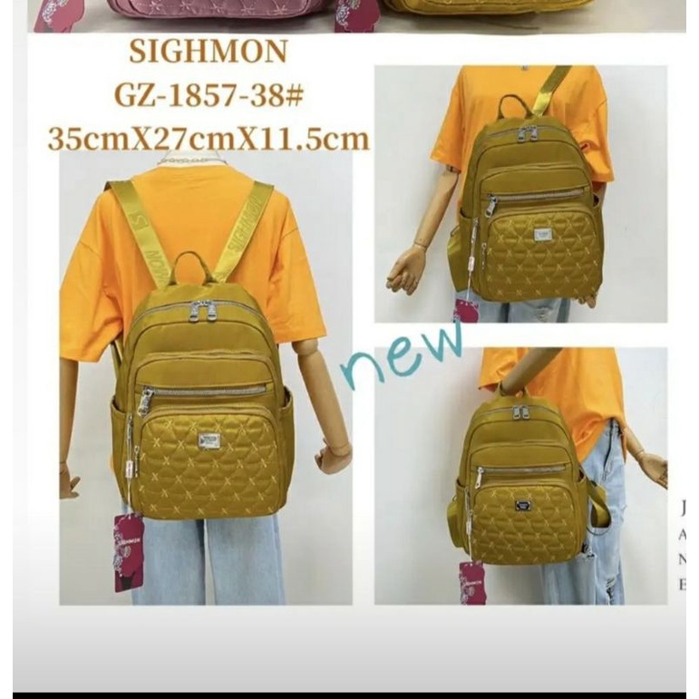 (Bisa cod)Tas ransel sighmon import terbaru 1857-38