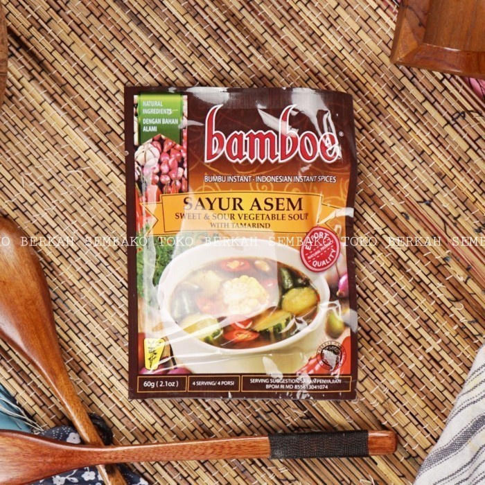 

Bamboe Bumbu Sayur Asem 60 gr / Sweet Sour Vegetable Soup Tamarind