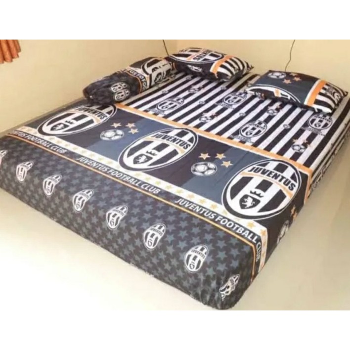 SEPREI MOTIF BOLA JUVENTUS UK 120X200 TERBARU