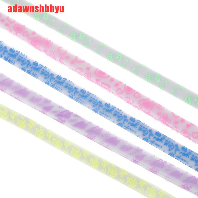 210pcs Kertas Strip Origami Lipat Luminous Bentuk Bintang/Pita