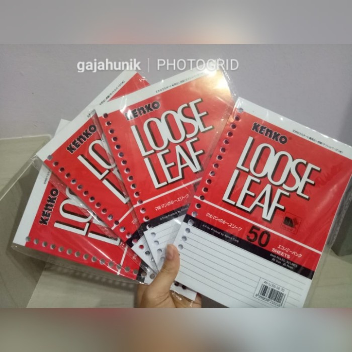

Loose Leaf Kenko A5 isi 50 Lembar