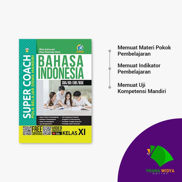 Yrama Widya - Buku Super Coach Bahasa Indonesia SMA/MA Kelas XI-1