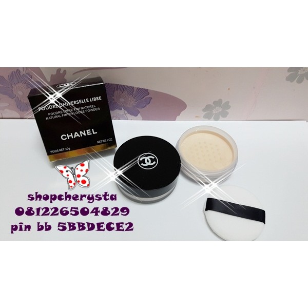 bedak chanel powder natural finish loose bedak tabur chanel bedak chanel tabur