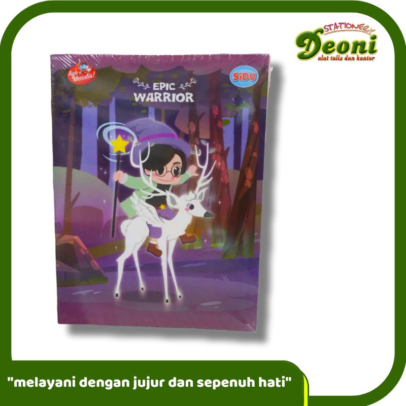 

SIDU Buku Tulis 58 Lembar Edisi Random (1 Pcs)