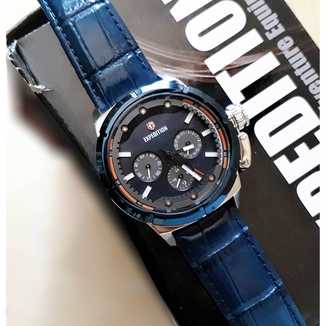 Jam Tangan Wanita Expedition E 6765 BF Blue Original