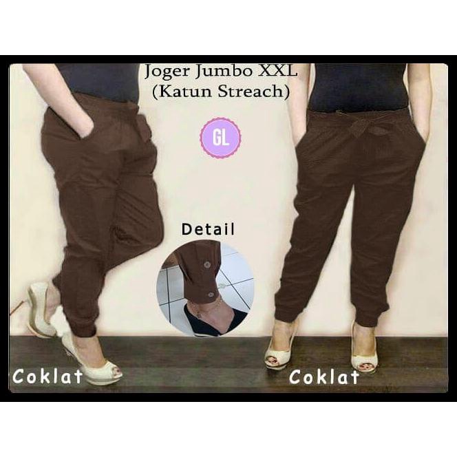 48238/Celana Jogger/Celana Bigsize/Celana Jumbo/Jogger Wanita/Kulot