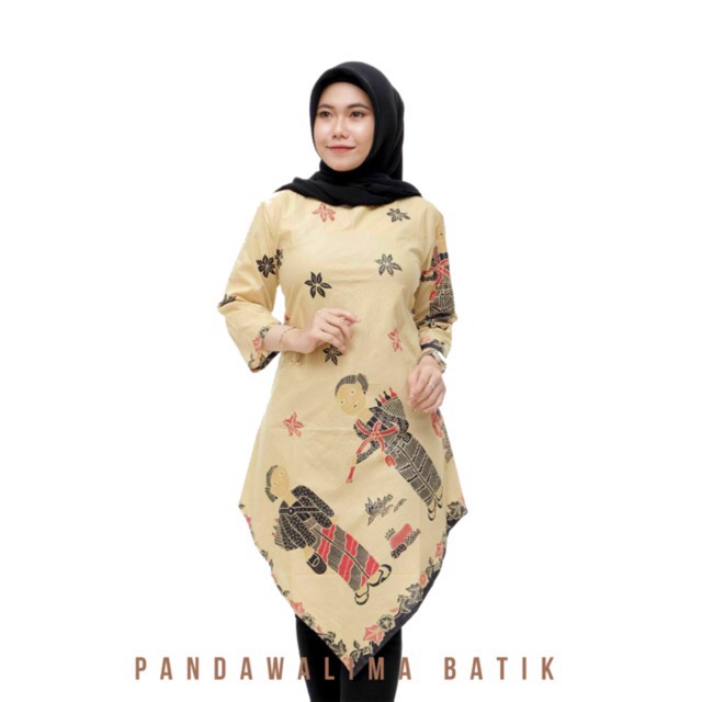 Tunik Batik | Tunik Modern | Baju Tunik Batik Murah Termurah