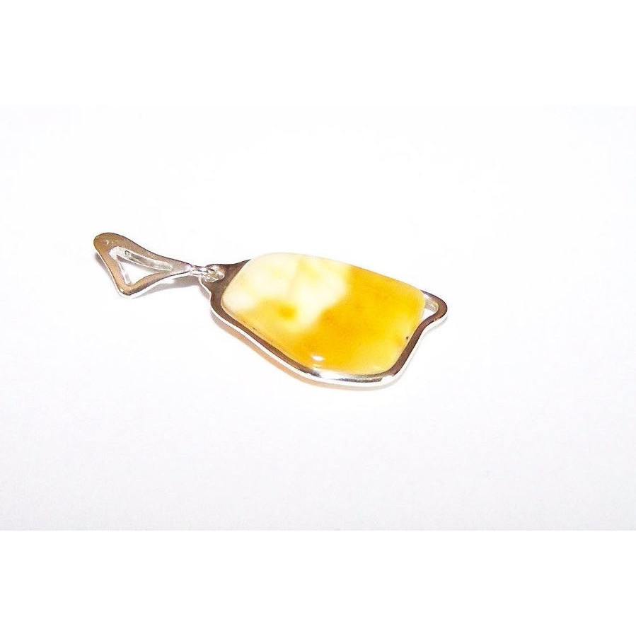 Natural Baltic Amber Pendant Sterling Silver 925 JAR105