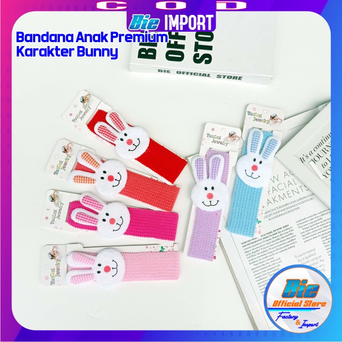 Bandana Anak Boneka Pita Bulu Impor Best Seller