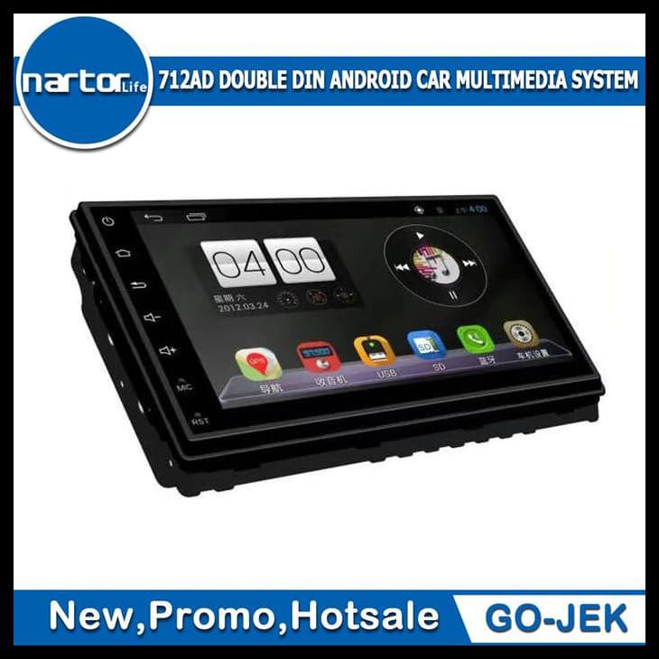 712AD DOUBLE DIN ANDROID CAR MULTIMEDIA SYSTEM 7 inch Layar sentuh HD