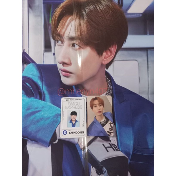 Photocard Eunhyuk Smcu  +Passcard Shindong