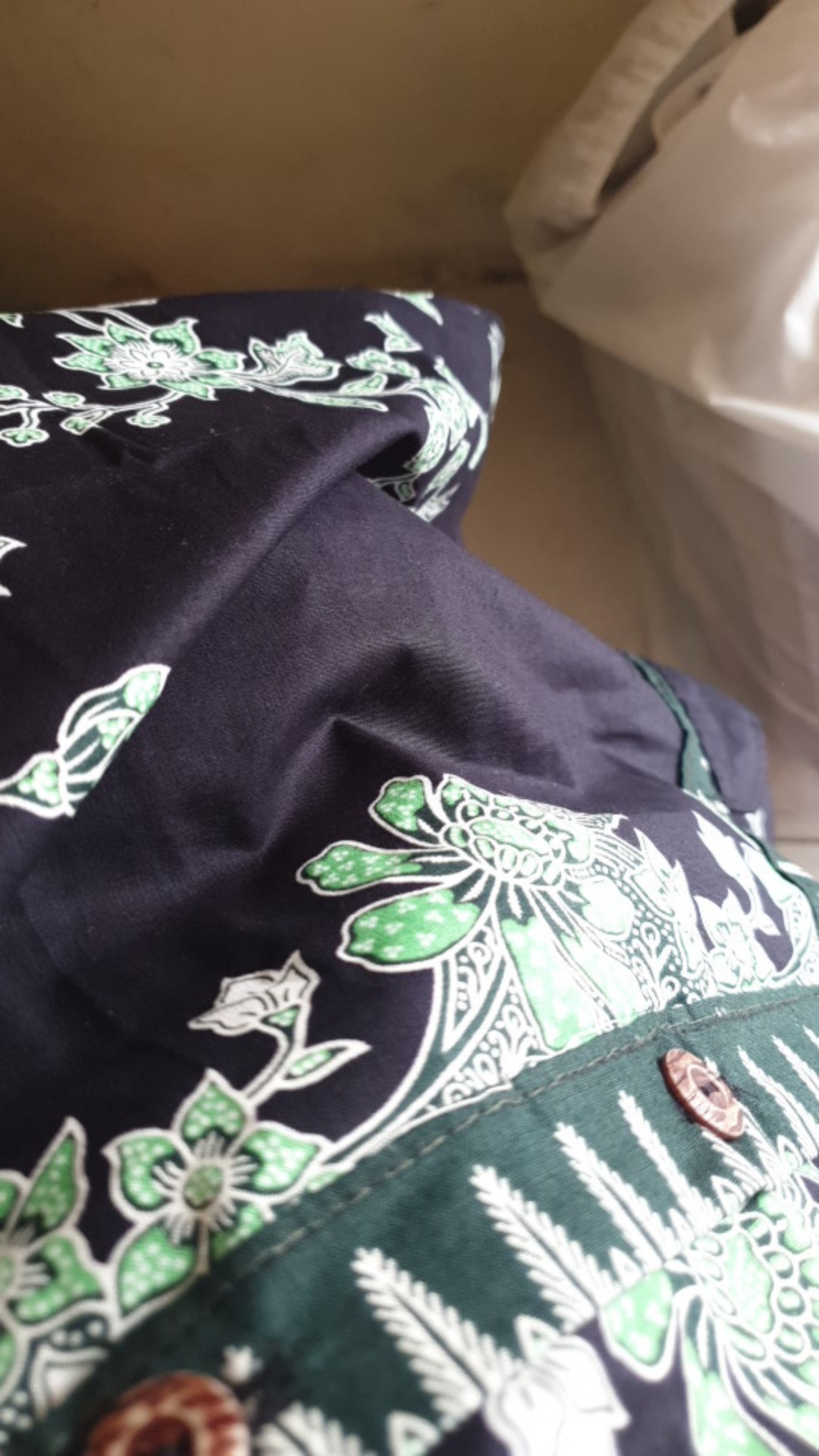 Batik Dolby Dolbi Dobby Doby Tenun Sutra Tulis Katun Atbm Baron Atasan Batik Wanita Sogan Srg308