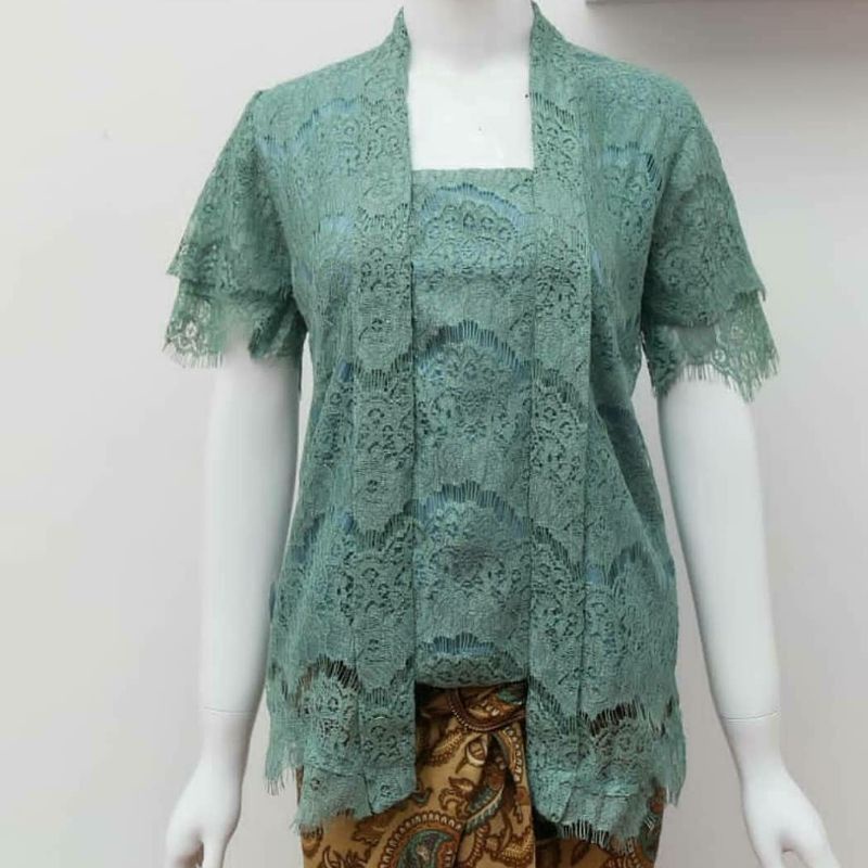 Kebaya kutubaru wardah//kebaya kutubaru brukat pendek/kutubaru modern