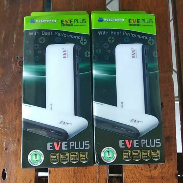 Power bank hippo eve pluss 10000mah garansi resmi hippo
