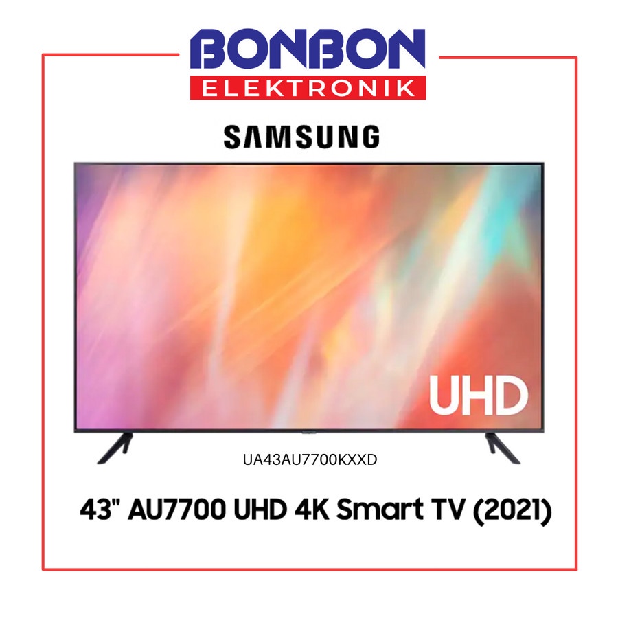 Samsung LED Smart TV 43 Inch 43AU7700 Crystal UHD4K UA43AU7700 /AU7700